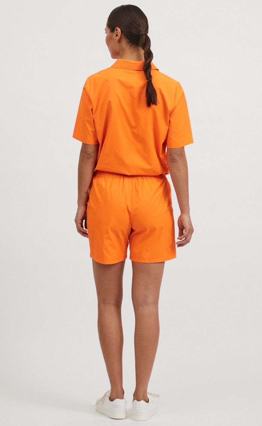 VILA Shorts - Katan - Golden Poppy