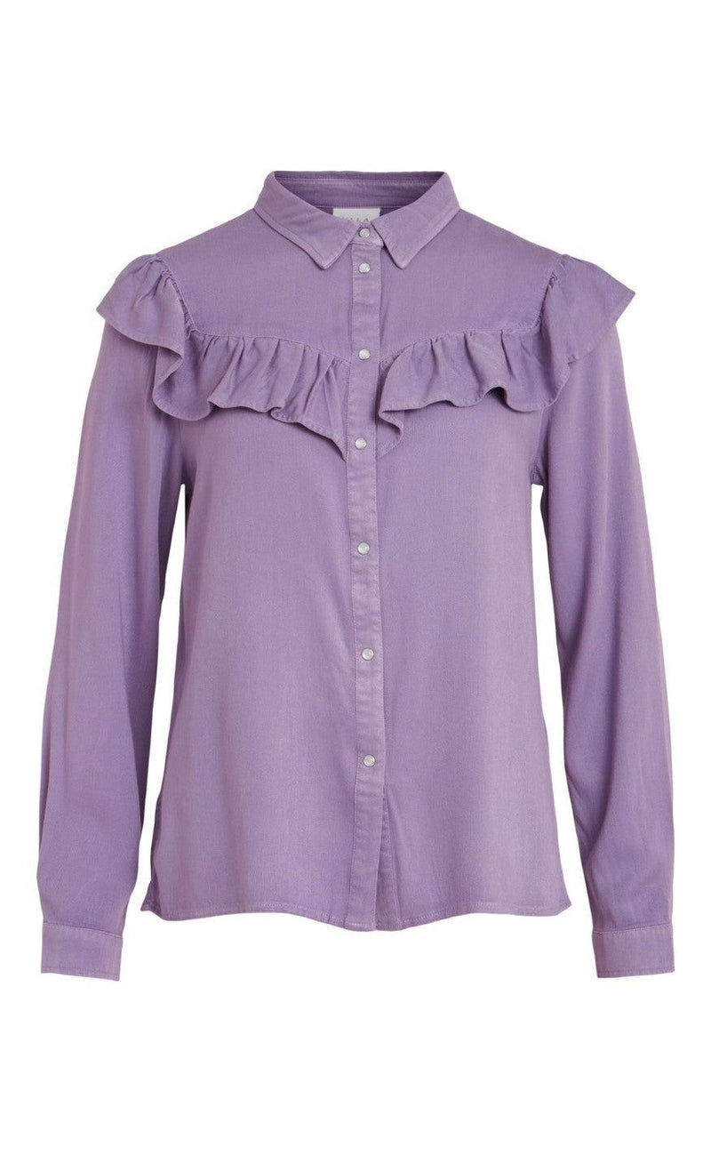 VILA Skjorte - Amida - Purple Heather