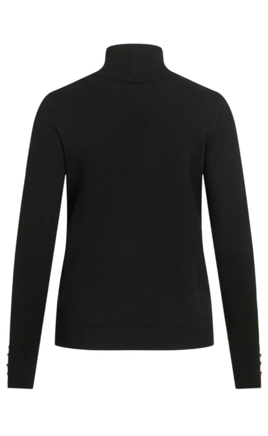 VILA Striktrøje - Jeneve - Black