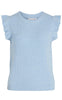 VILA Strikvest - Ril Flounce - Kentucky Blue