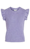VILA Strikvest - Ril Flounce - Lavender