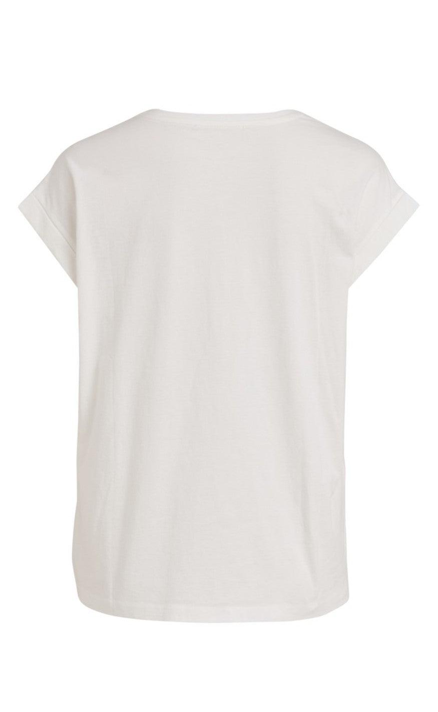VILA T-shirt - Prisella - Snow White
