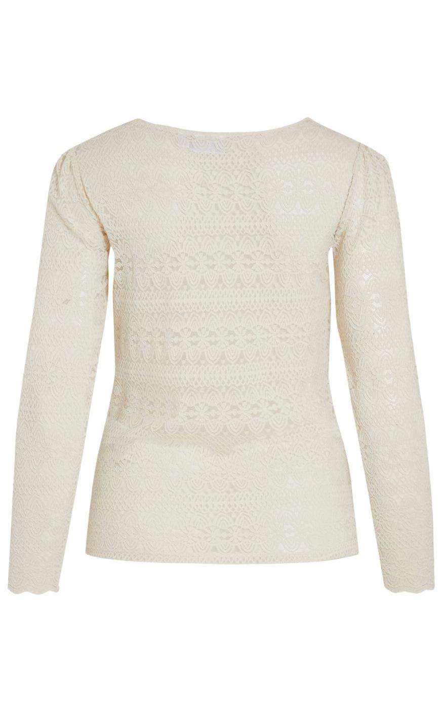VILA Top - Chikka Lace - Birch