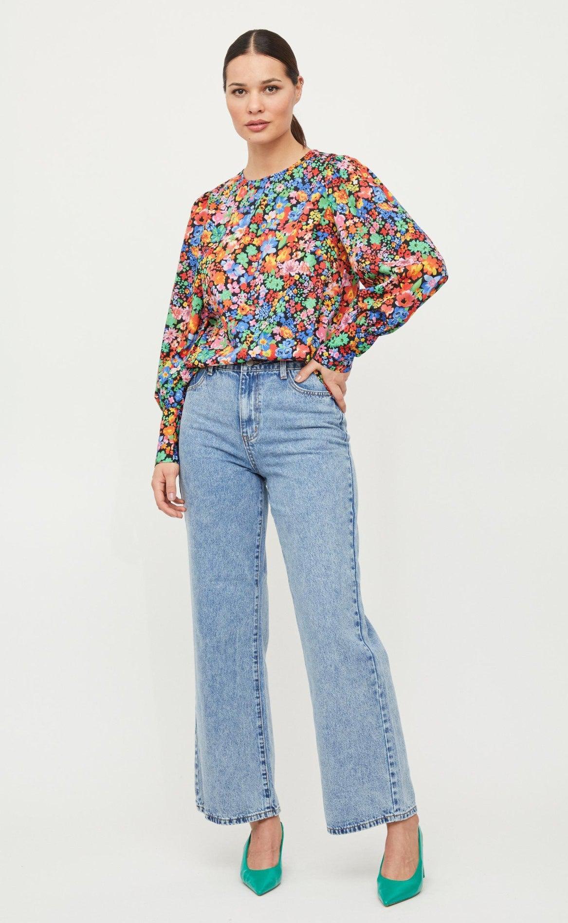 VILA Top - Cilla - Black