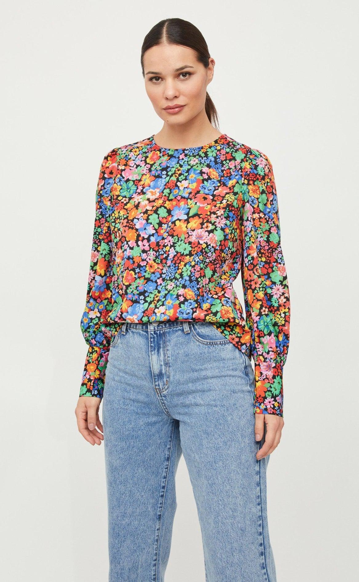 VILA Top - Cilla - Black