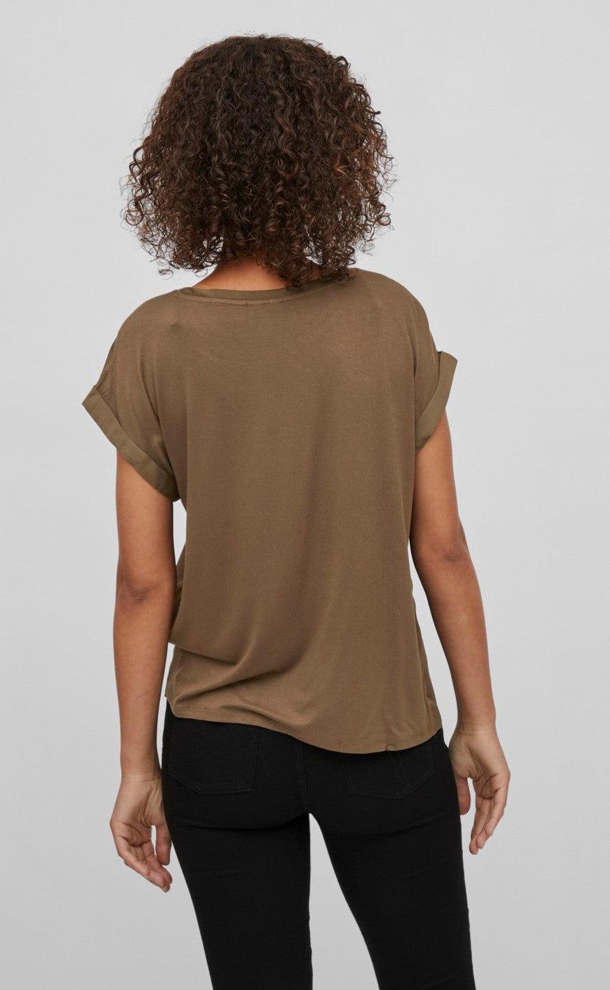 VILA Top - Ellette - Crocodile