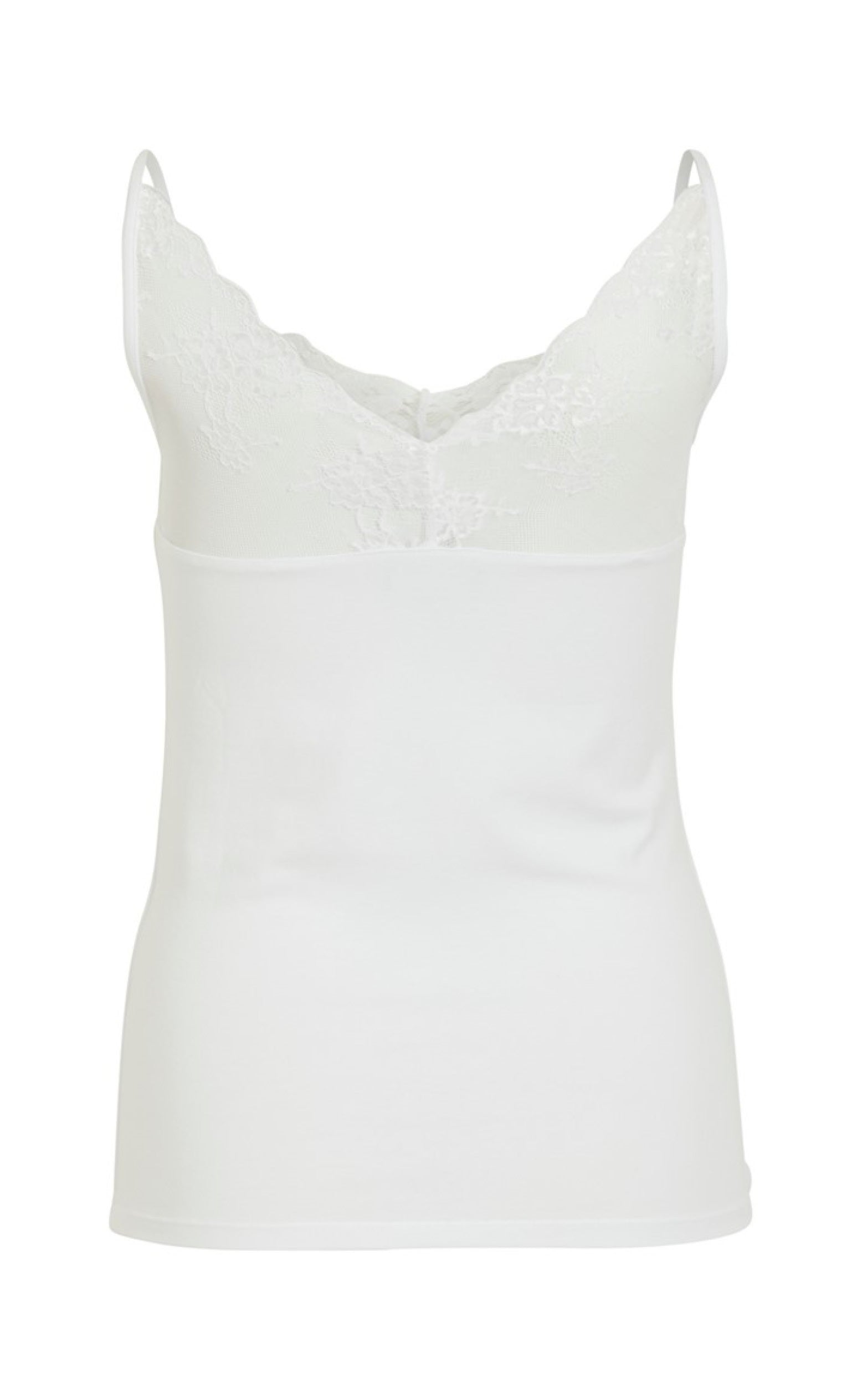 VILA Top - Officiel Lace Strap - Optical Snow