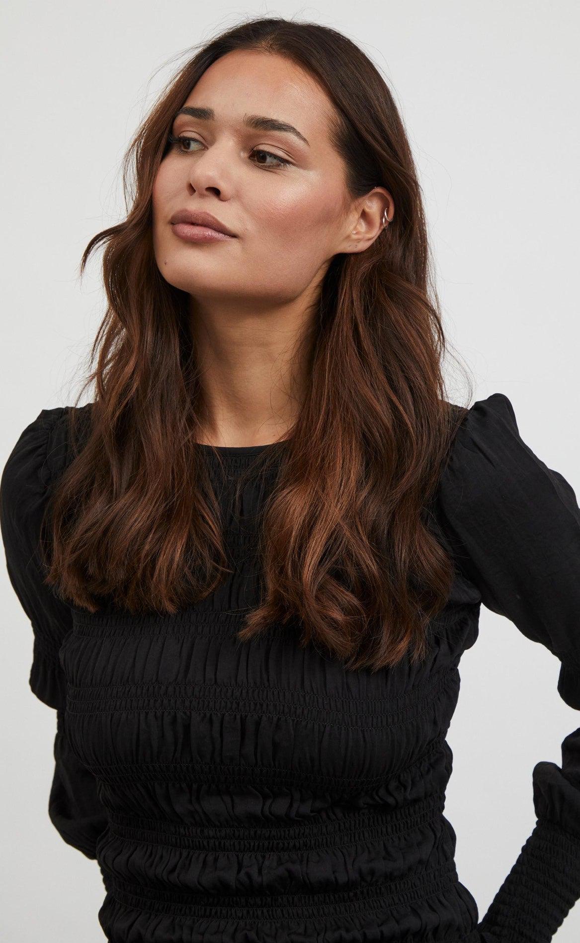 VILA Top - Rimes - Black