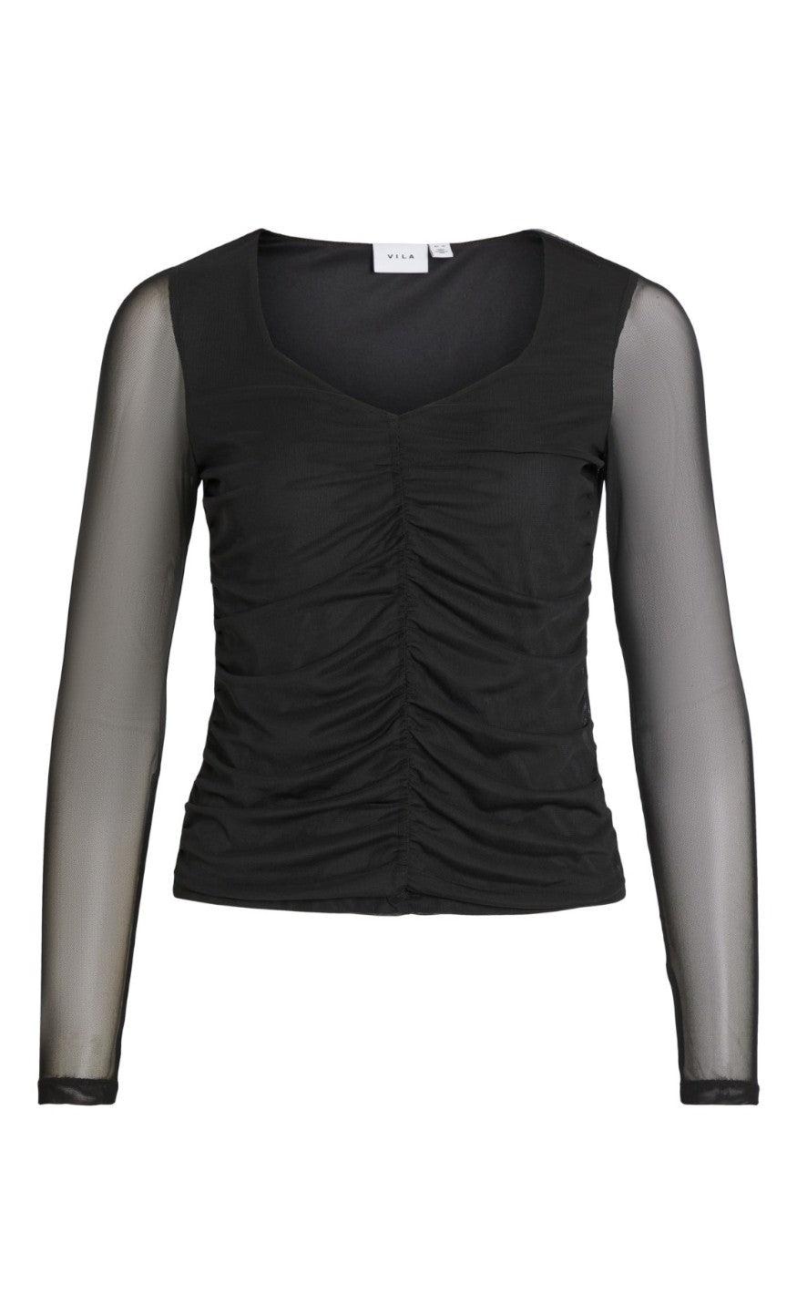 Vila Bluse - Binka - Black