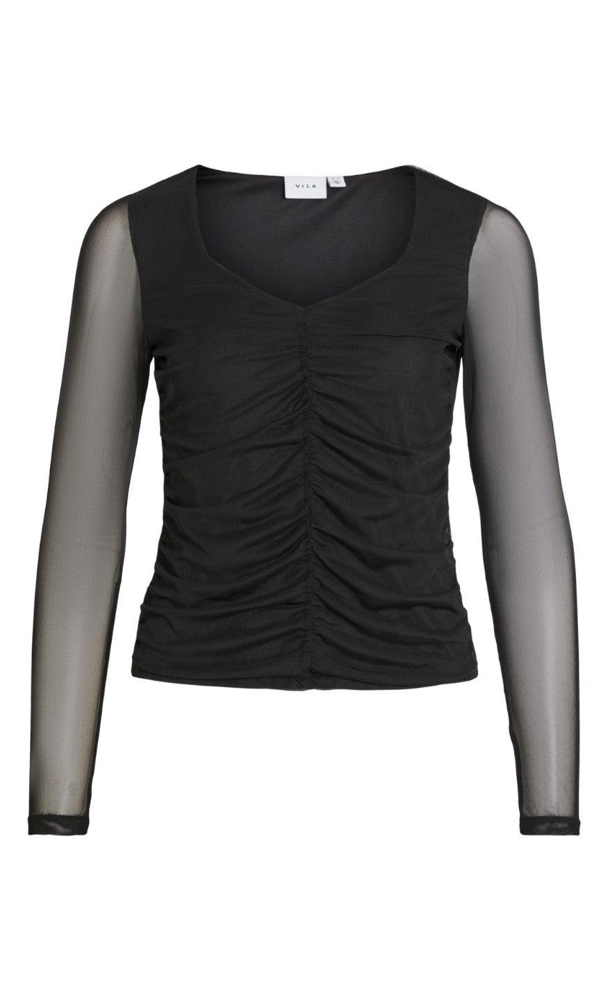 Vila Bluse - Binka - Black