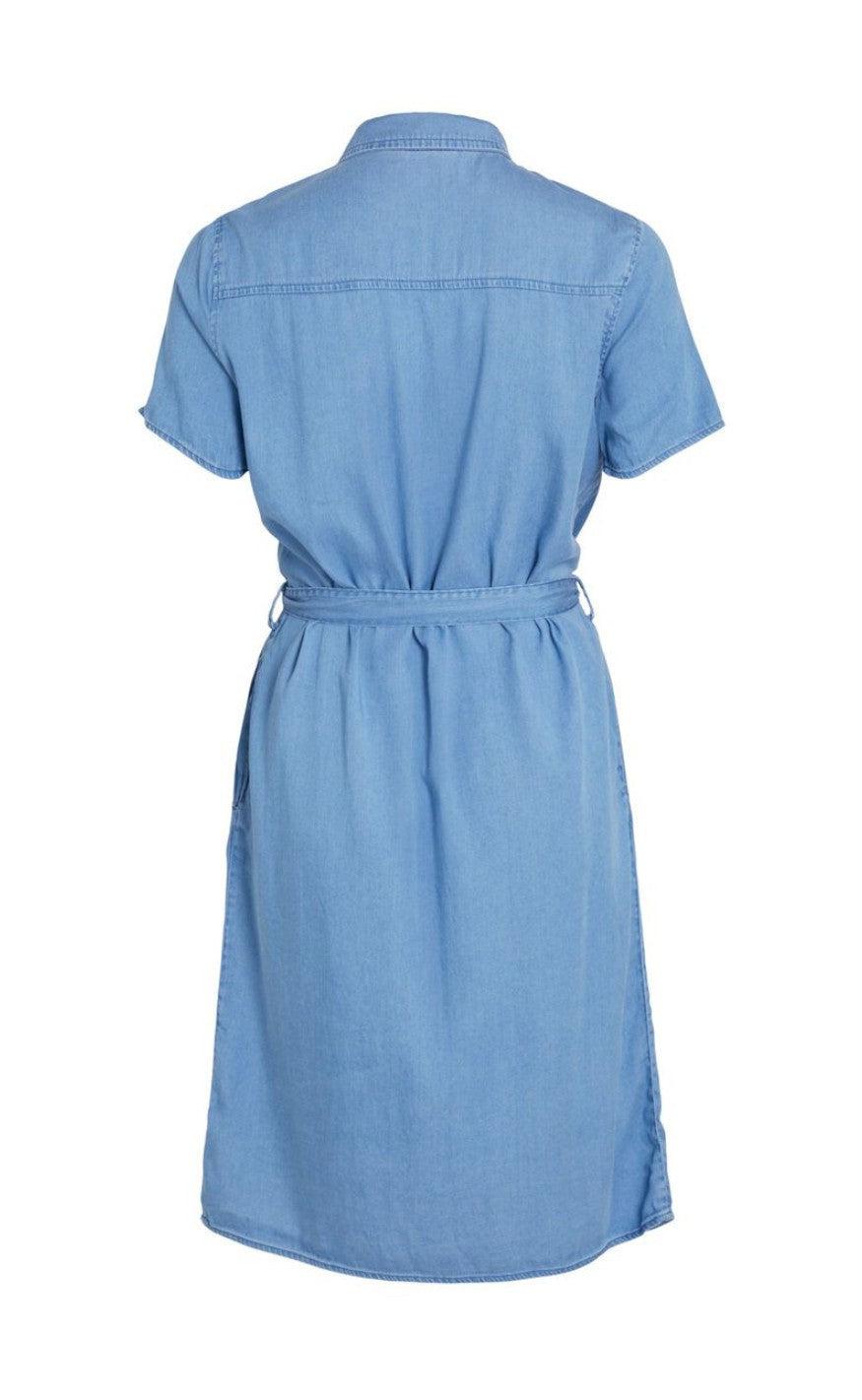 Vila Kjole - Bista - Medium Blue Denim