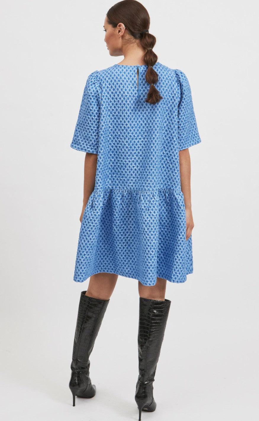 Vila Kjole - Pathy O-Neck - Nebulas Blue