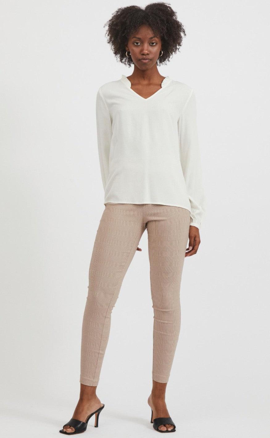 Vila Leggings - Laura - Cement