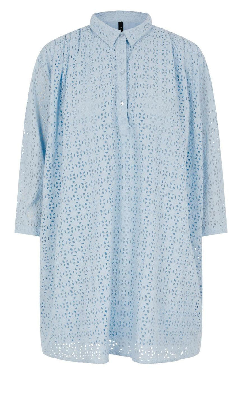 YAS Bluse - Dorisa Long - Cashmere Blue