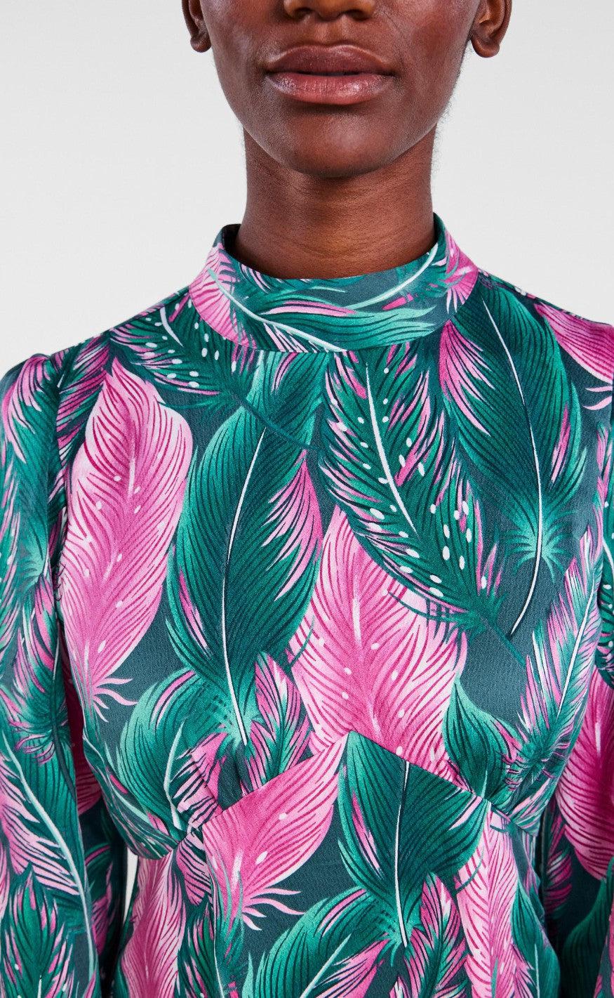 YAS Kjole - Fia - Deep Teal