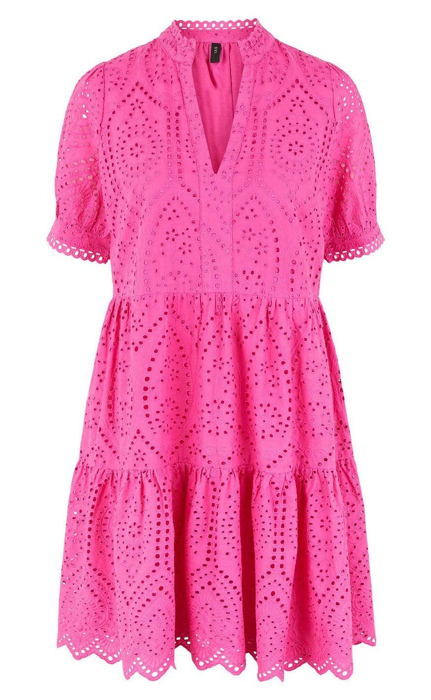 YAS Kjole - Holi Short - Raspberry Rose