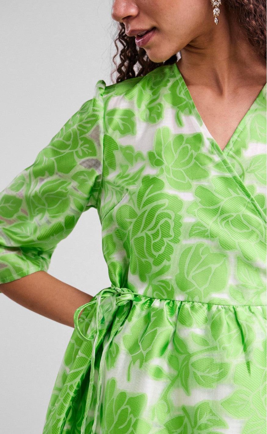 YAS Kjole - Peony - Foliage