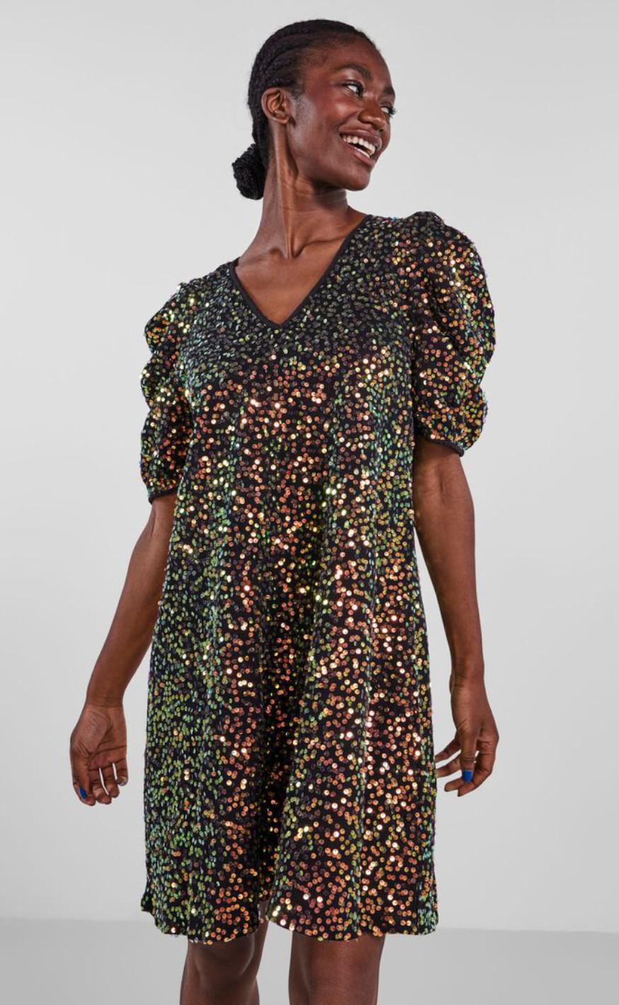 YAS Kjole - Siglo - Black/Multi