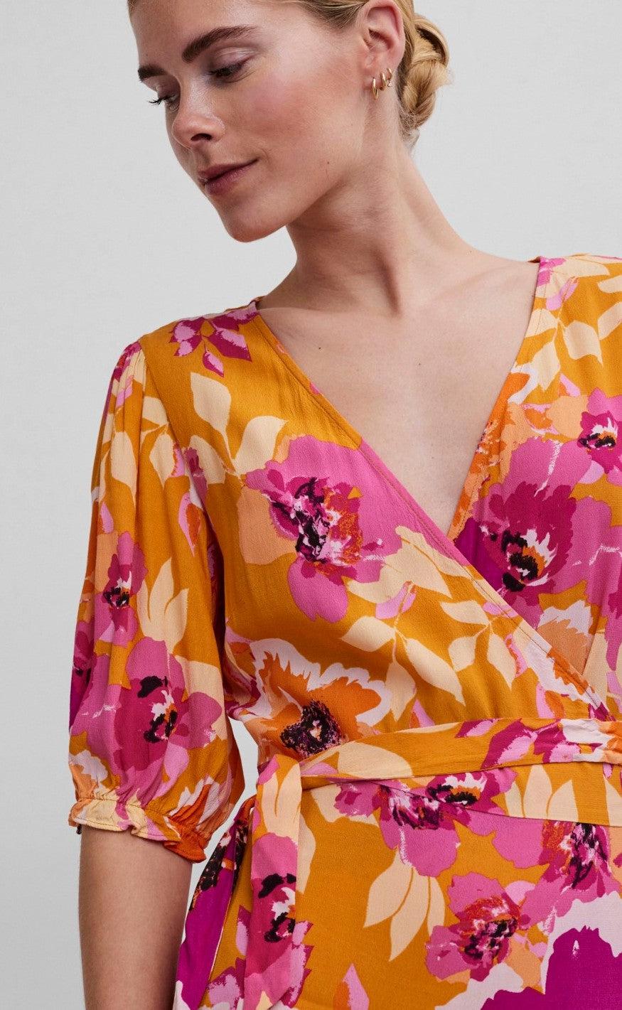 YAS Kjole - Zoe - Radiant Yellow