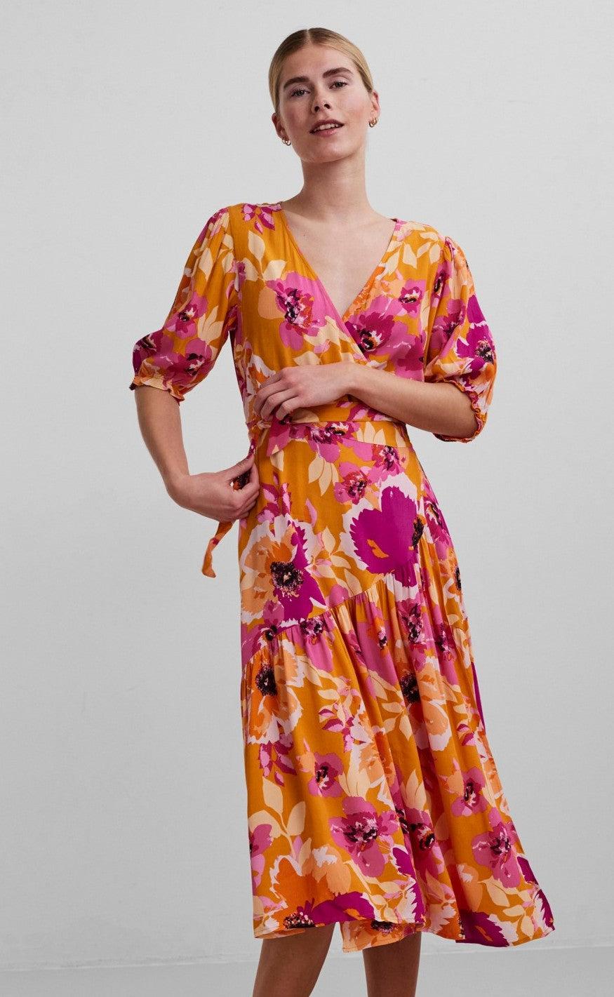 YAS Kjole - Zoe - Radiant Yellow