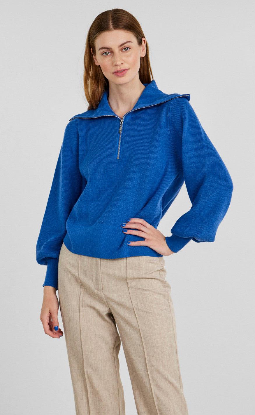 YAS Pullover - Dalma - Dazzling Blue