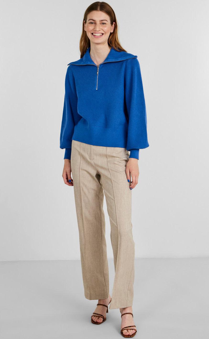 YAS Pullover - Dalma - Dazzling Blue