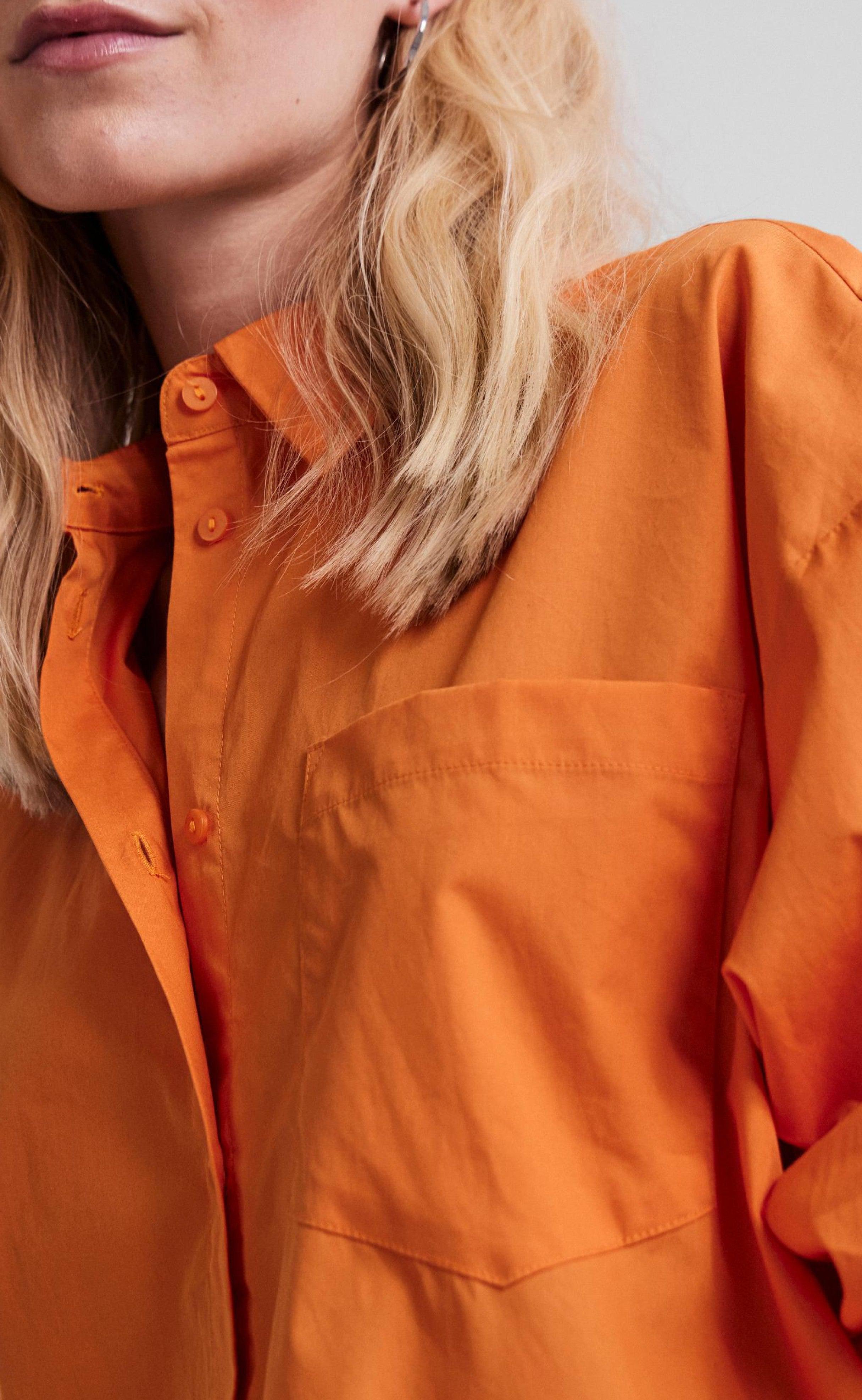 YAS Skjorte - Juba Oversize - Orange Ochre