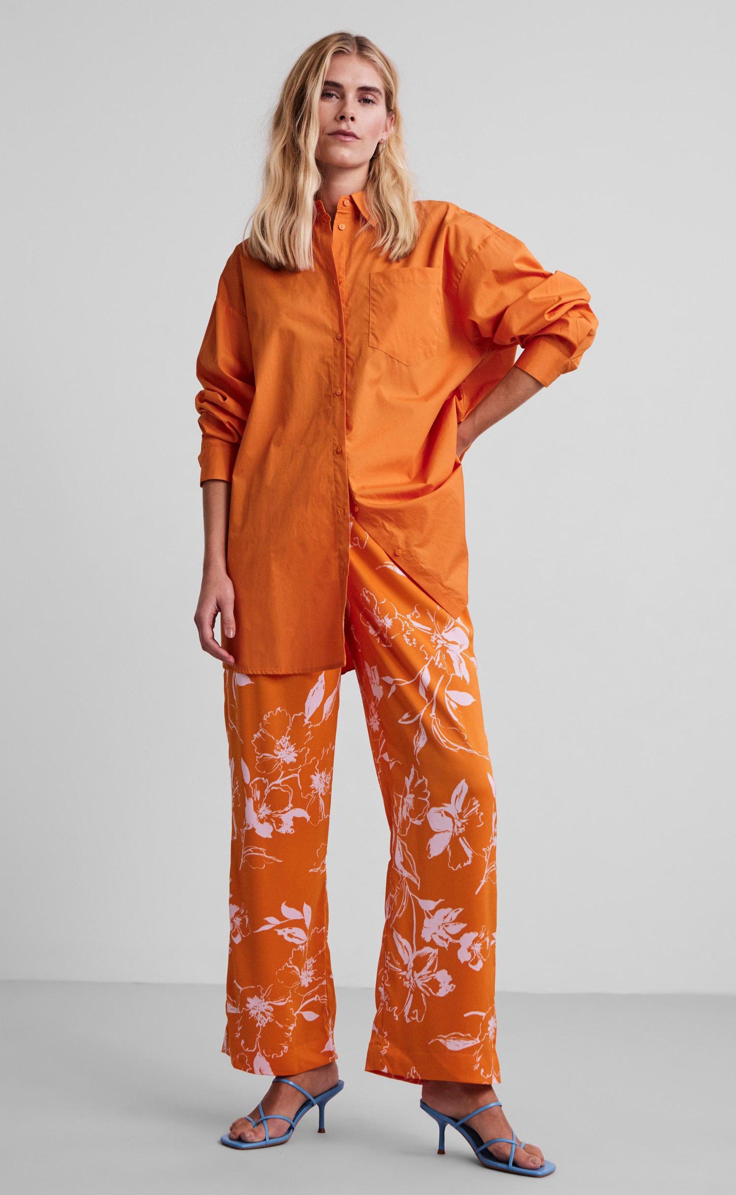 YAS Skjorte - Juba Oversize - Orange Ochre