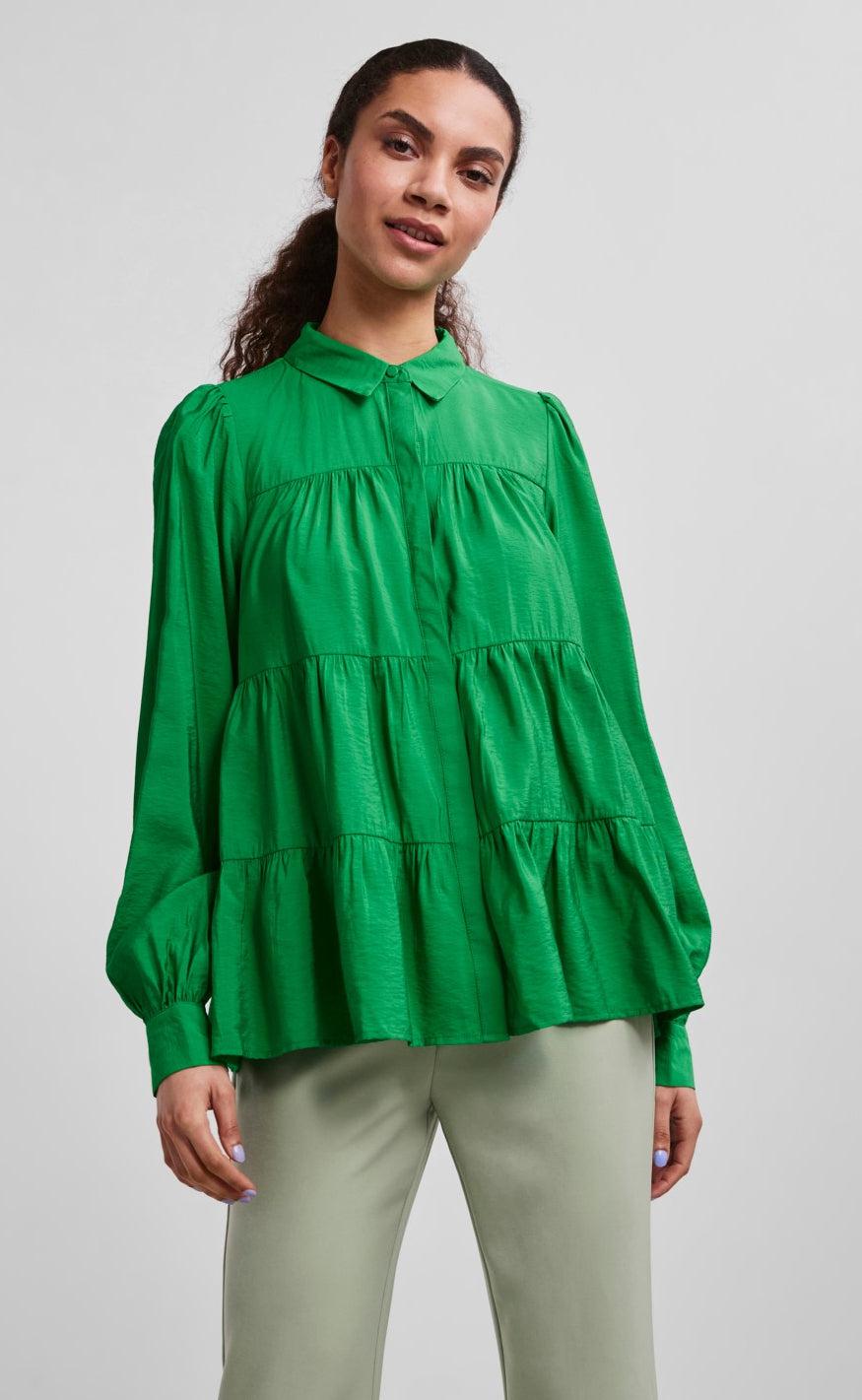YAS Skjorte - Pala - Ferm Green