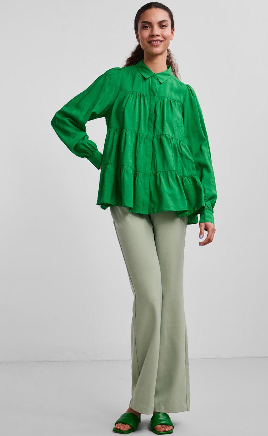 YAS Skjorte - Pala - Ferm Green