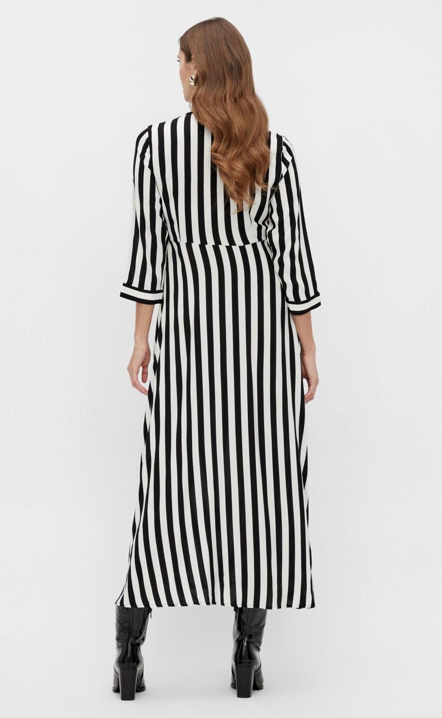 YAS Skjortekjole - Savanna Long - Black