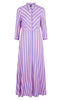 YAS Skjortekjole - Savanna Long - Orchid/Aster Purple