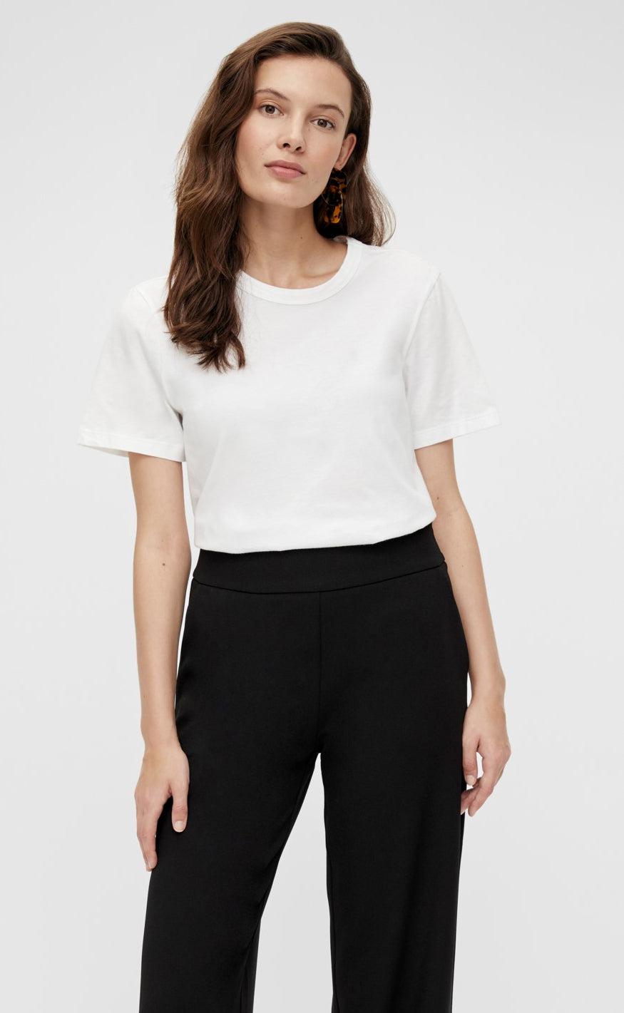 YAS T-shirt - Sarita - Bright White