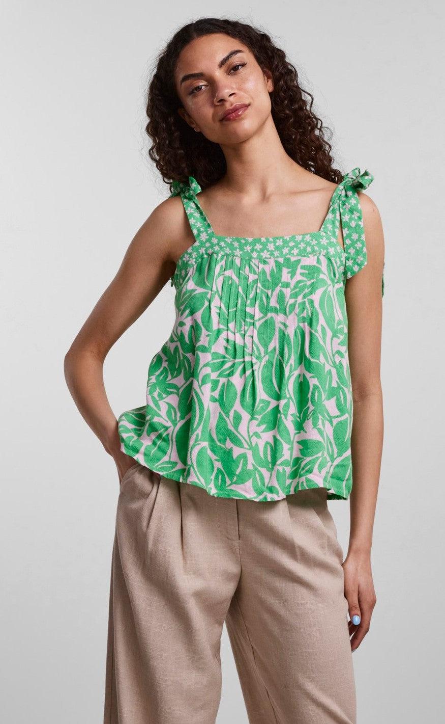 YAS Top - Lefira - Irish Green